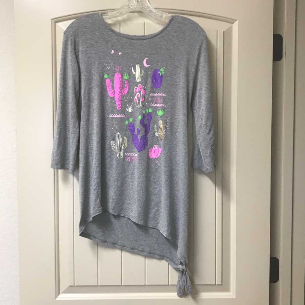 Girls cactus shirt from Justice Size 16